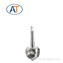 stainless steel solid sphere with handle